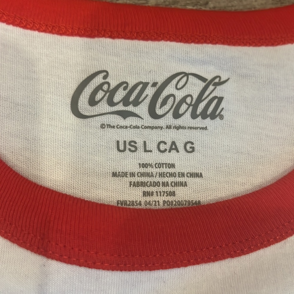 Coca Cola Ringer Tee - Picture 3 of 4
